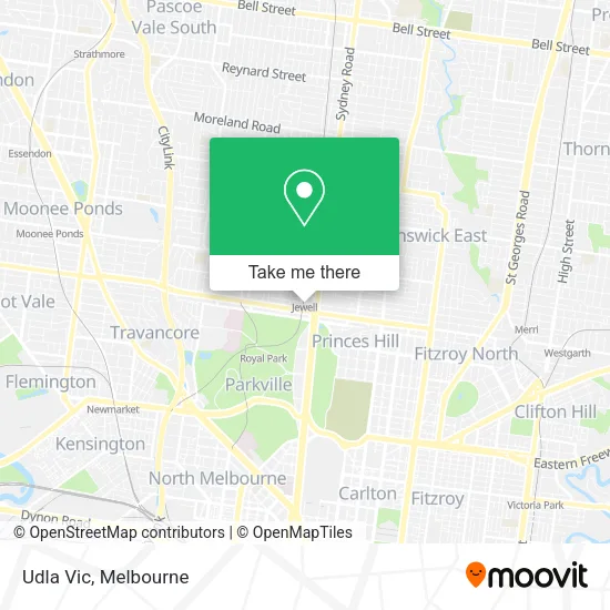 Udla Vic map