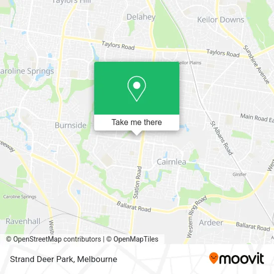 Strand Deer Park map