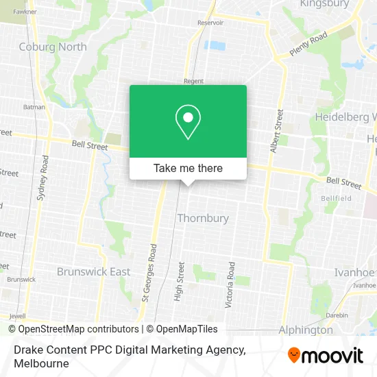 Mapa Drake Content PPC Digital Marketing Agency
