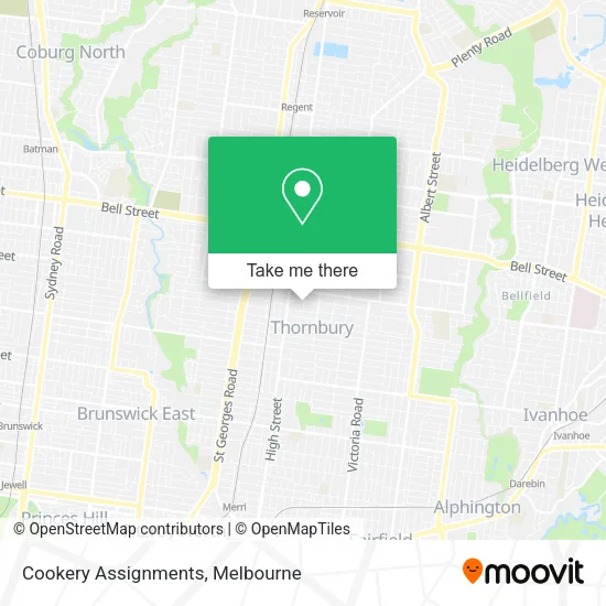 Cookery Assignments map