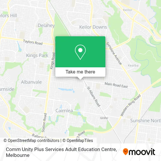 Mapa Comm Unity Plus Services Adult Education Centre