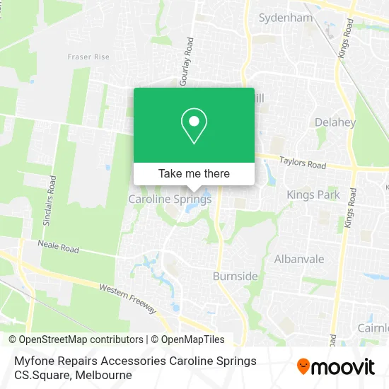 Mapa Myfone Repairs Accessories Caroline Springs CS.Square