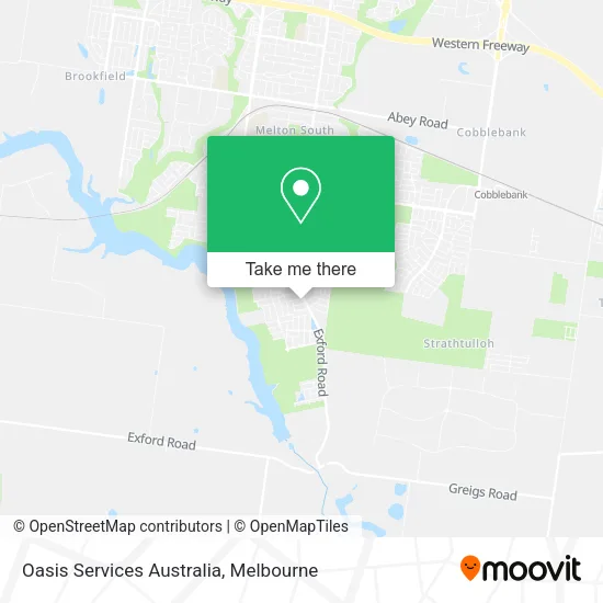 Oasis Services Australia map
