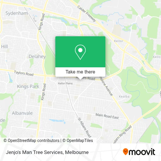 Mapa Jenjo's Man Tree Services