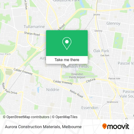 Aurora Construction Materials map