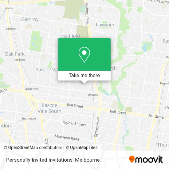 Mapa Personally Invited Invitations