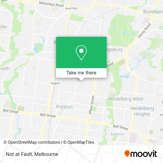 Not at Fault map