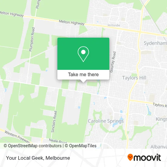 Mapa Your Local Geek