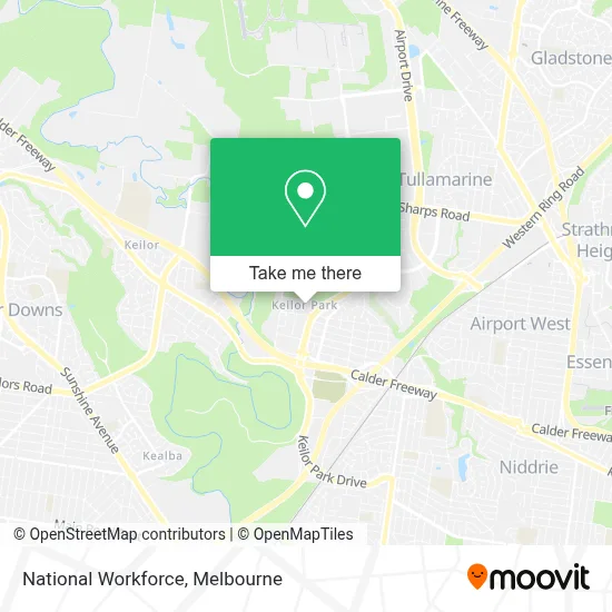 Mapa National Workforce