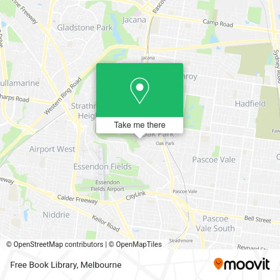 Free Book Library map