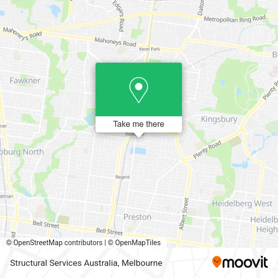 Structural Services Australia map