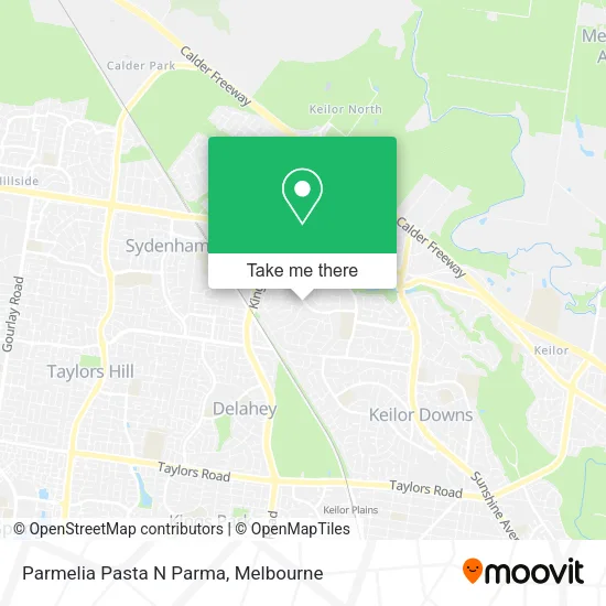 Parmelia Pasta N Parma map