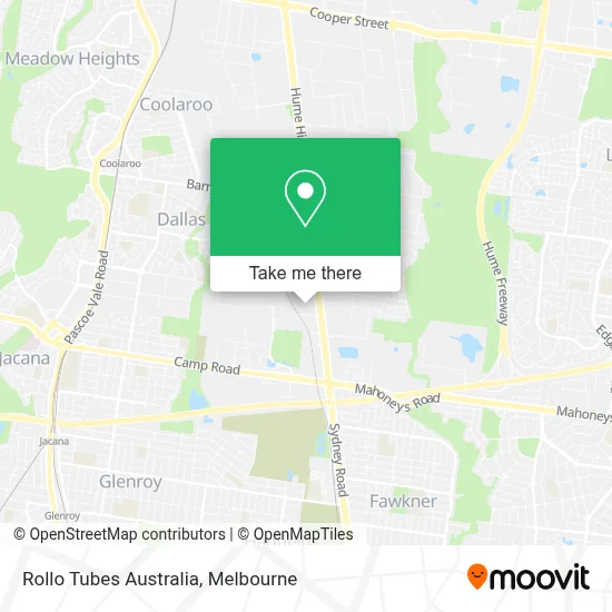 Mapa Rollo Tubes Australia