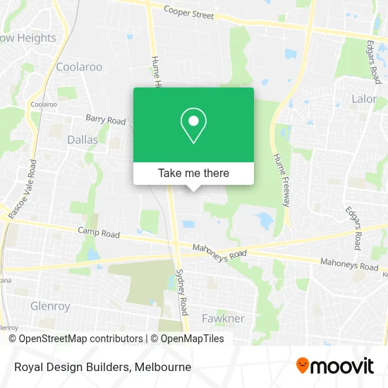 Mapa Royal Design Builders