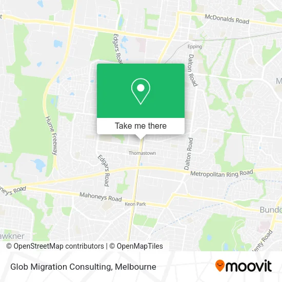 Glob Migration Consulting map