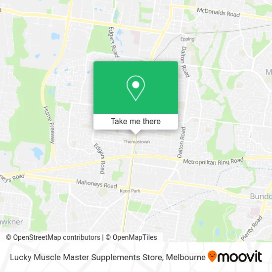 Mapa Lucky Muscle Master Supplements Store