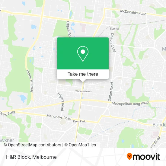 H&R Block map