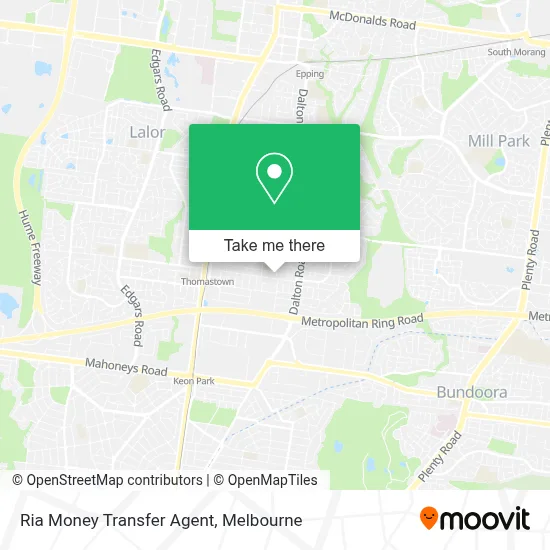 Mapa Ria Money Transfer Agent