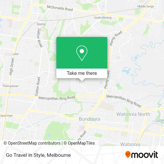 Go Travel in Style map
