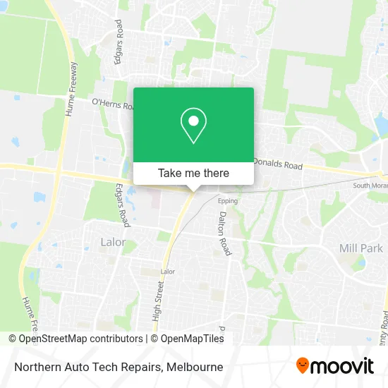 Mapa Northern Auto Tech Repairs