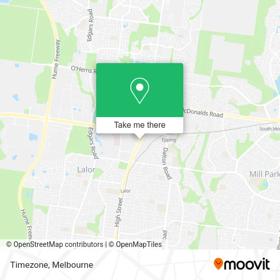 Timezone map