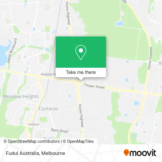 Fudul Australia map