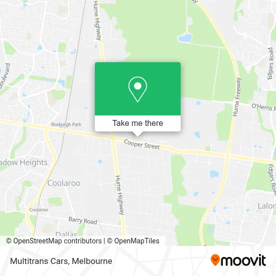 Mapa Multitrans Cars
