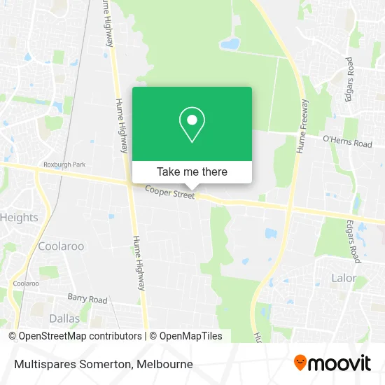 Mapa Multispares Somerton