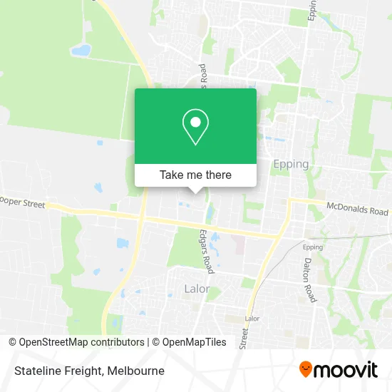 Mapa Stateline Freight