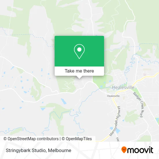 Mapa Stringybark Studio