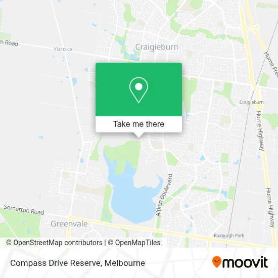Mapa Compass Drive Reserve