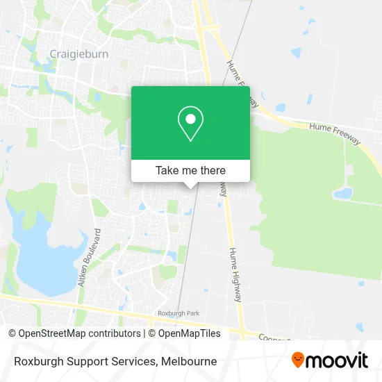 Mapa Roxburgh Support Services