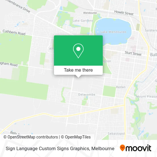 Sign Language Custom Signs Graphics map