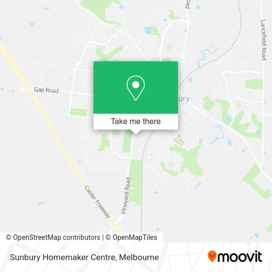 Sunbury Homemaker Centre map