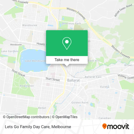 Lets Go Family Day Care map