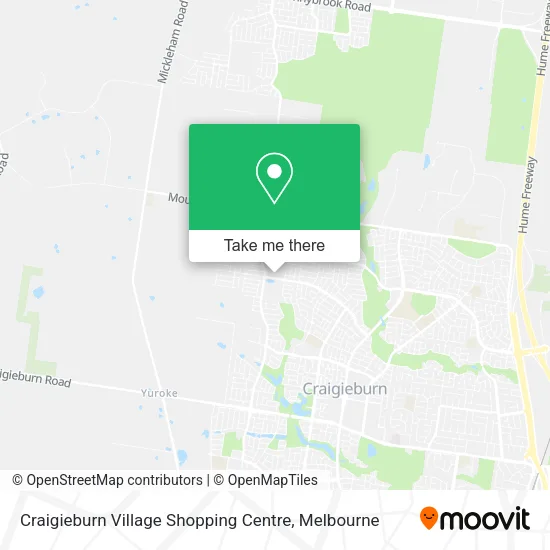 Craigieburn Village Shopping Centre map