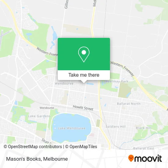 Mason's Books map