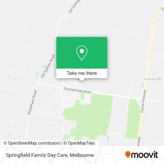 Springfield Family Day Care map