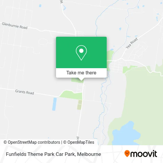 Funfields Theme Park Car Park map