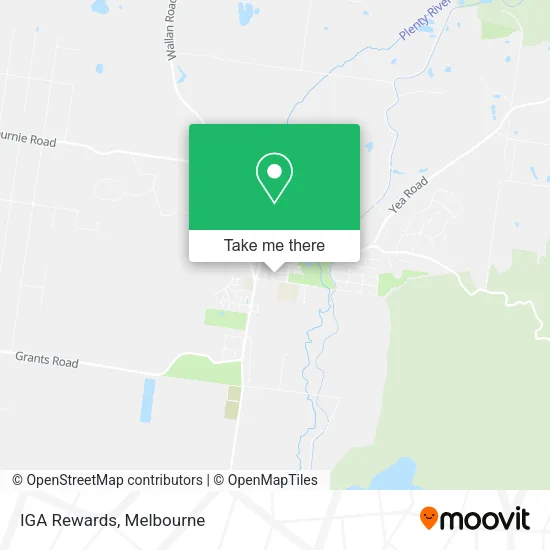 IGA Rewards map