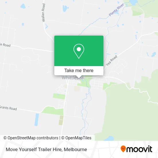 Move Yourself Trailer Hire map