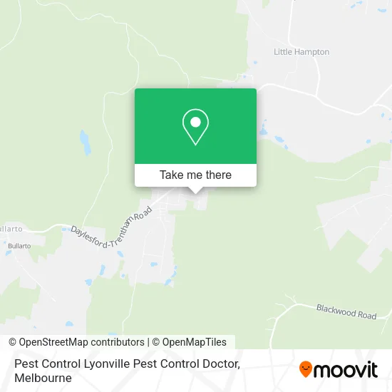 Pest Control Lyonville Pest Control Doctor map