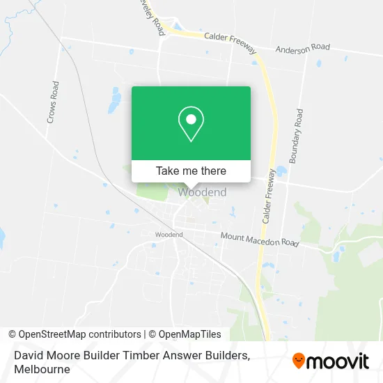 Mapa David Moore Builder Timber Answer Builders