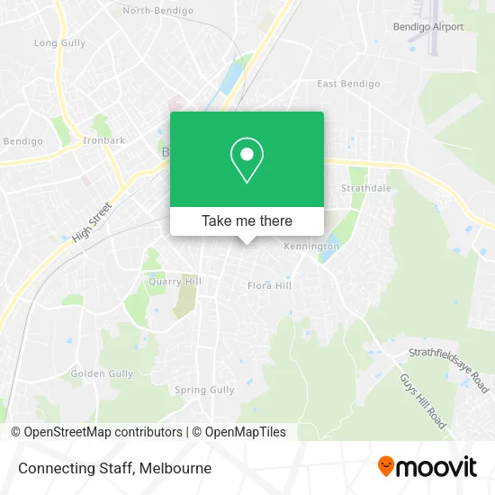 Connecting Staff map