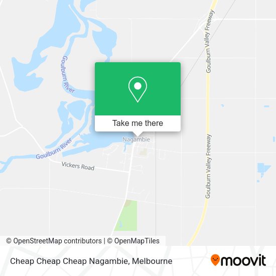 Cheap Cheap Cheap Nagambie map