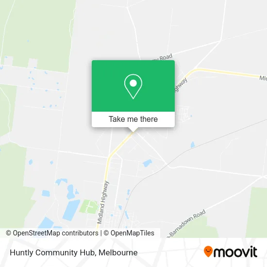 Huntly Community Hub map