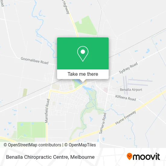 Benalla Chiropractic Centre map