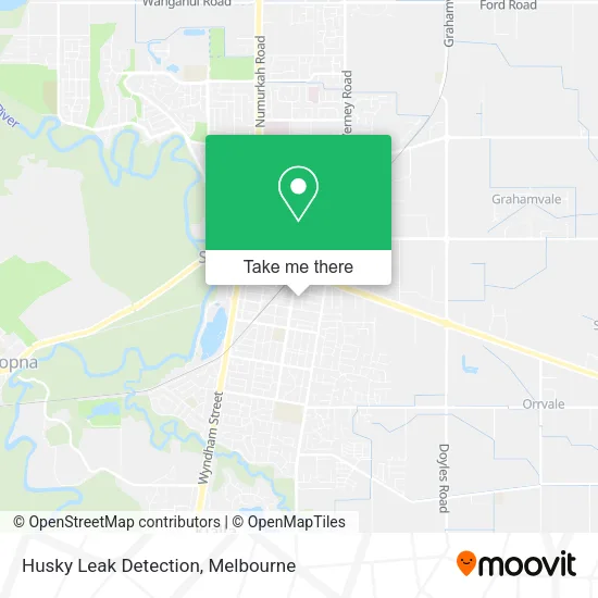 Husky Leak Detection map