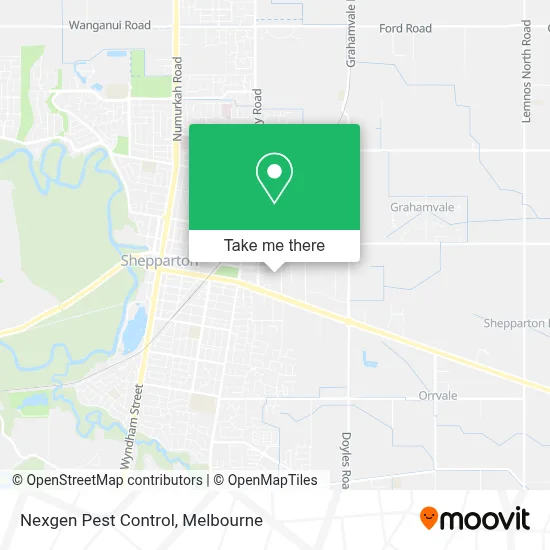 Mapa Nexgen Pest Control