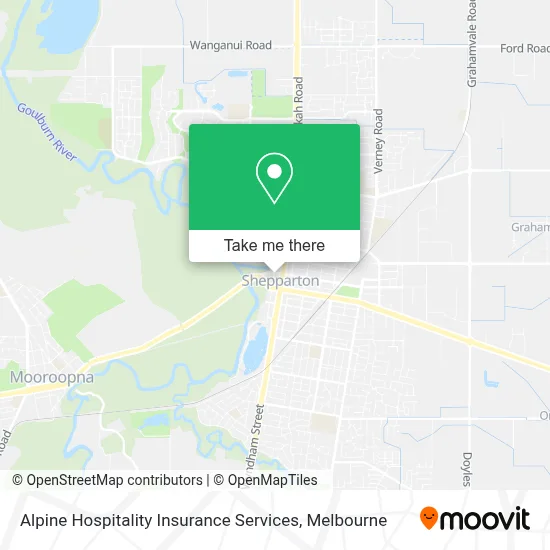 Mapa Alpine Hospitality Insurance Services